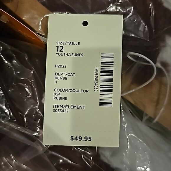 Gymboree Burgundy Faux Suede Clogs with Decorative Flowers size 12 - Picture 12 of 12